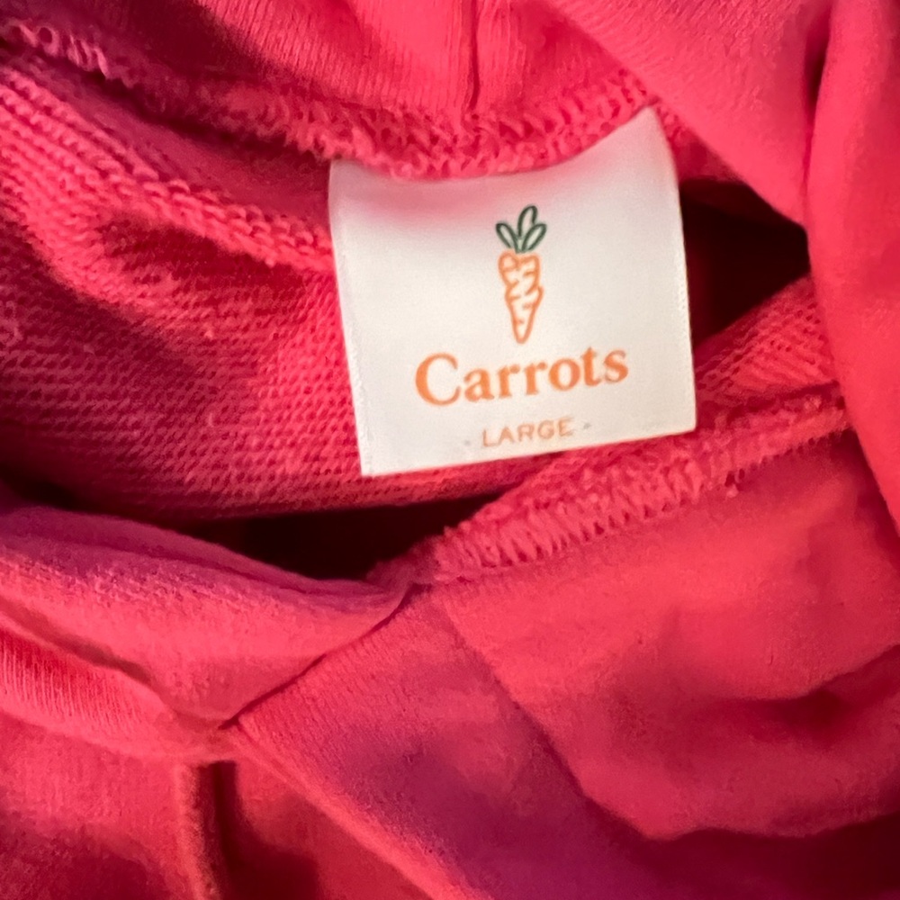 Carrots 🥕 hoodie Sz L. MAKE REASONABLE OFFERS!!! - Picture 3 of 3